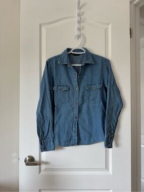 Cherokee 100% cotton denim shirt